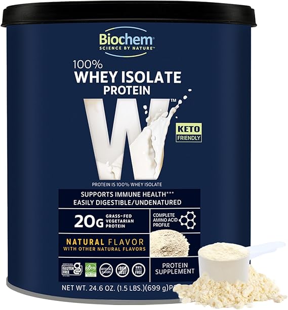 Biochem 100% WHEY PROTEIN NATURAL 24.6 Powder