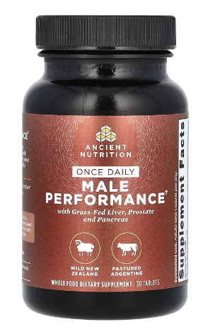 Ancient Nutrition Glandulars - Tablet - Once Daily Male Performance - 30ct  Capsules