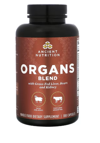 Ancient Nutrition Ancient Glandulars - Organs Blend - Capsules - 180 ct  Capsules