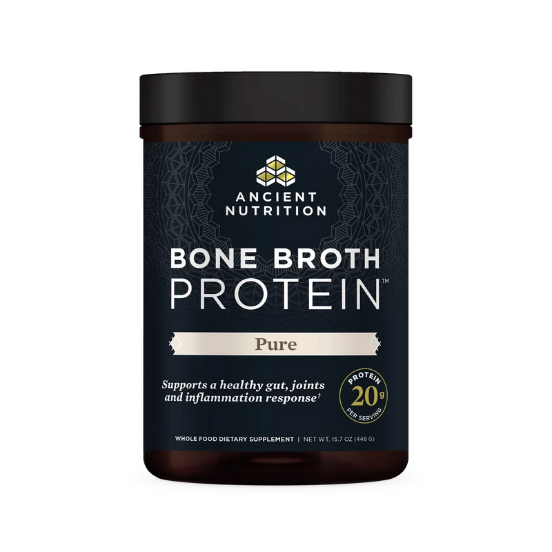 Ancient Nutrition Bone Broth Protein - Pure - 20 srv Powder